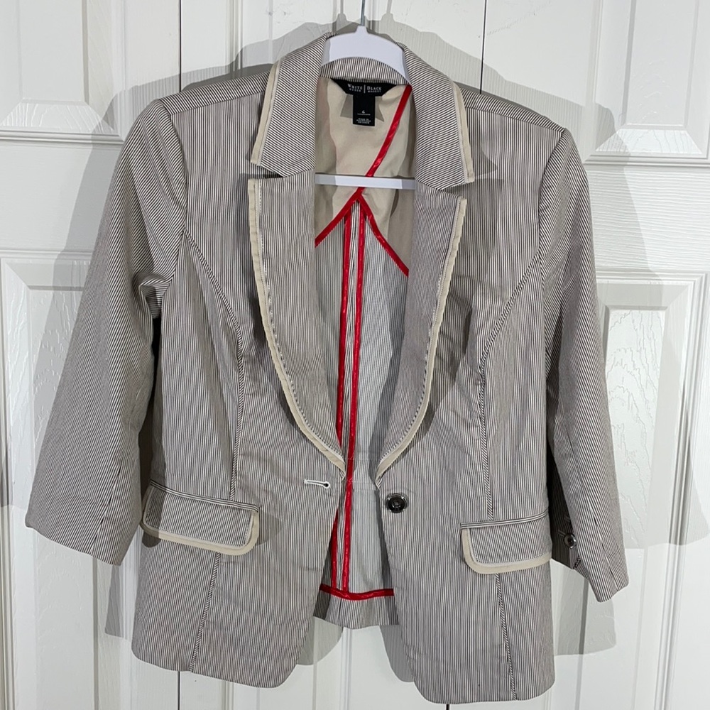 WHBM 3/4 sleeve jacket